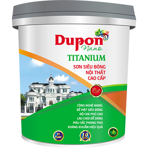 Sơn siêu bóng nội thất cao cấp Dupon Nano